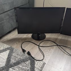 2 - 24 Inch Asus Monitors