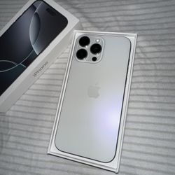 Apple iPhone 16 Pro Max White 1TB Unlocked Bonus New MagSafe Clear Case And Screen Protector I Can Deliver To You 