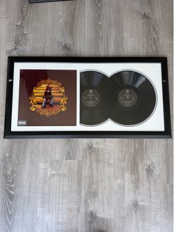 Kanye West – The College Dropout | Framed Double Vinyl LP Display | Real Glass | Same as Wayfair ($234) | 35x18”