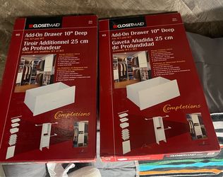 Closet maid white drawers