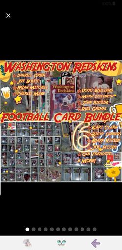 Washington Redskins Football Card Bundle