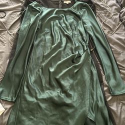 Green Silk Dress