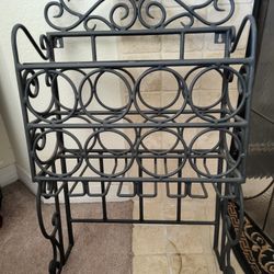 Black Iron Shelf/ Rack