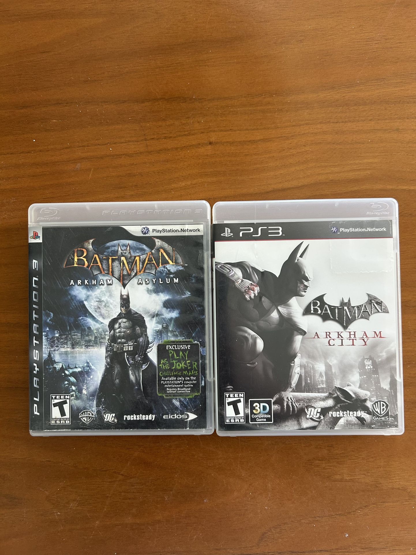PS3 Batman Bundle - Arkham City & Arkham Asylum CIB