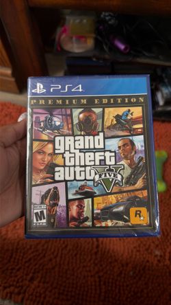 PlayStation four GTA five premium edition never opened PlayStation four GTA V premium edition never opened
