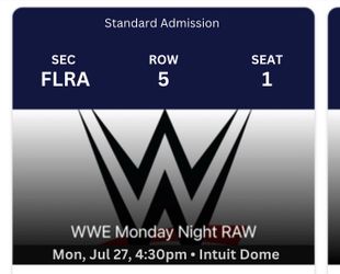 WWE MONDAY NIGHT RAW
