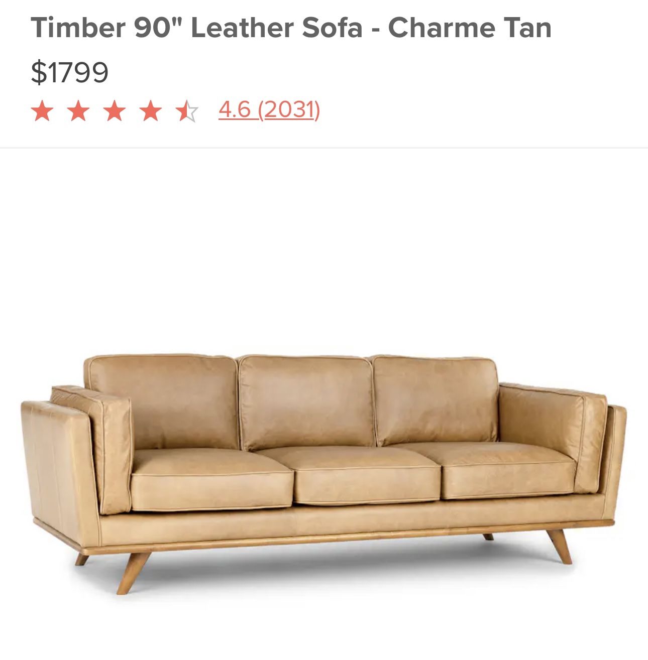 USED BEAUTIFUL ARTICLE SOFA WITH OTTOMAN