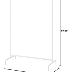 IKEA White Fexible Mulig Clothes Rack  