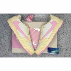 Jordan 1 Low Travis Scott Shy Pink 10.5 Men