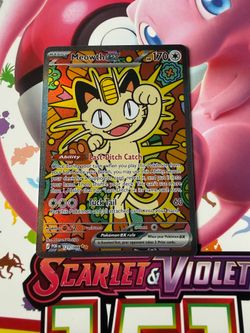 PO meowth Ex SIR  # 121/088