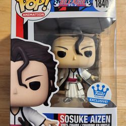 Funko POP Bleach 1840 Sosuke Aizen Funko Shop Exclusive 