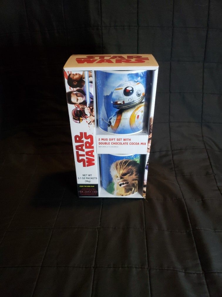 Star Wars Mug Gift Set With Double Chocolate Cocoa Mix