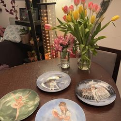 Collectible Painted Ceramic Plates