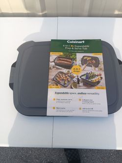 Cuisinart 4-in-1 expandable prep and serve tub