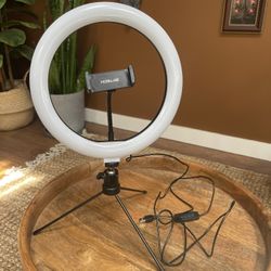 Ring Light With Phone Holder 