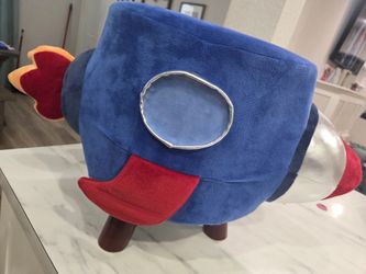 Blue Rocket Stool space theme