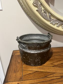 Copper Bucket With Handles