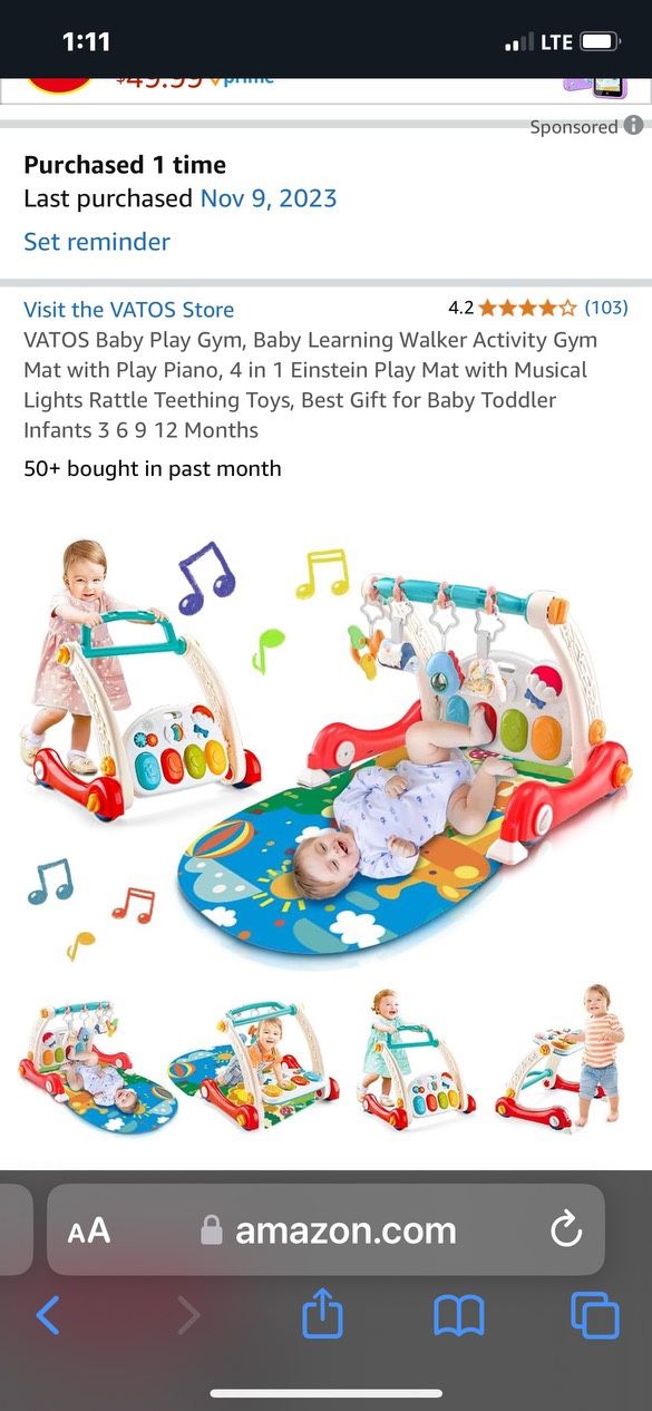 Baby Play Gym/walker