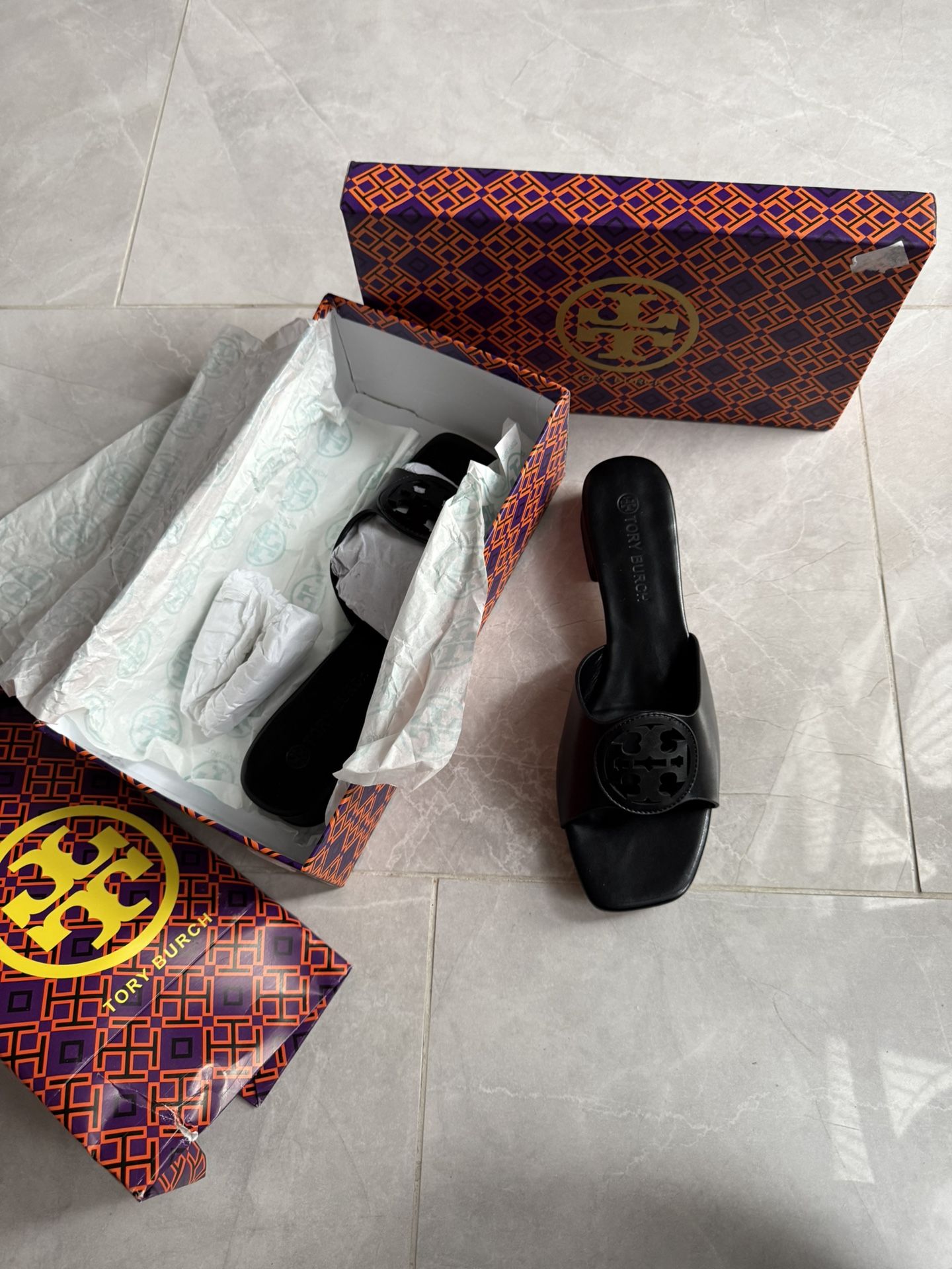 Tory Burch Black Heels