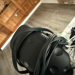 HTC Vive Virtual Reality Headset And Controllers Plus Power Supply 