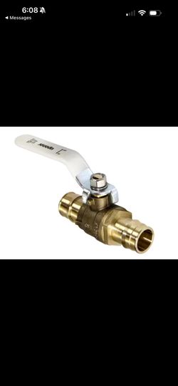 Uponor ProPEX 1 in. PEX-A Expansion Barb Lead-Free Brass Full-Port Ball Valve