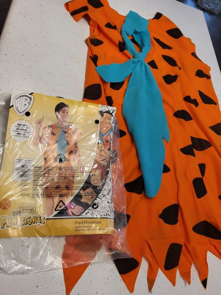 Rubies XL Fred Flinstone Halloween Costume Adults Men's