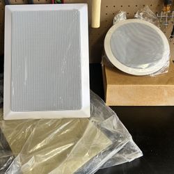 Flush Mount Wall Stereo Speakers