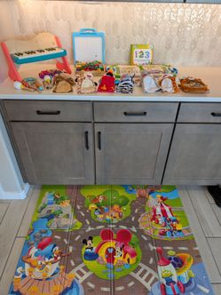 Toddler Toy Bundle with Disney Play Mat