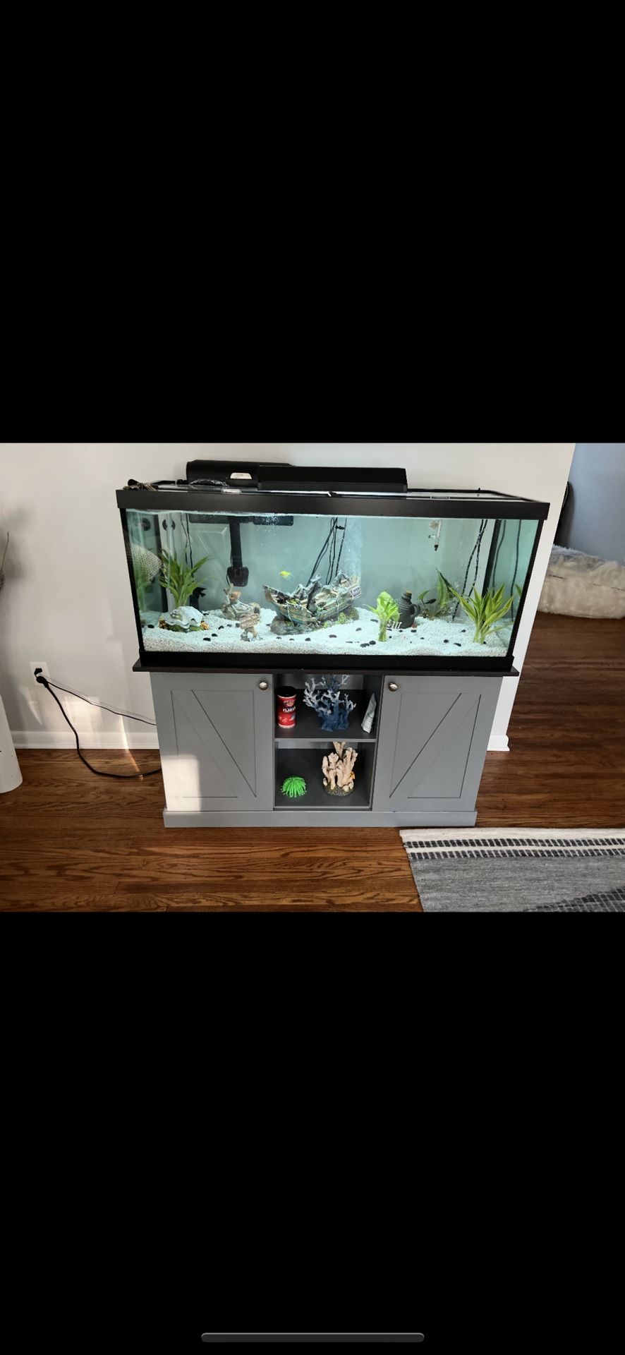 75 Gallon Fish Tank With Cabinets