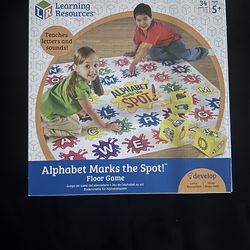 Alphabet Marks The Spot Floor Game