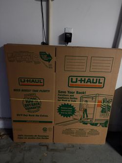 9 U-Haul Extra Large Moving Boxes