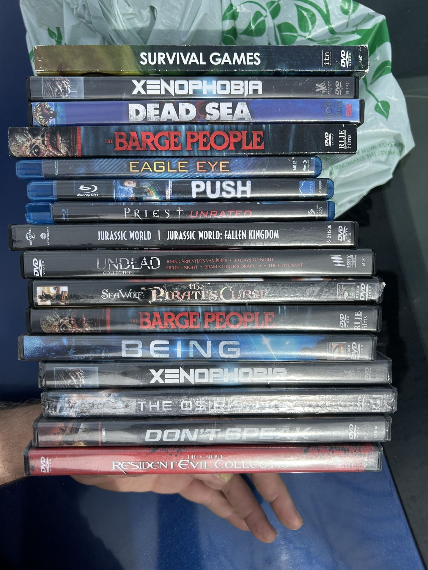 DVDs And 3 Blue rays