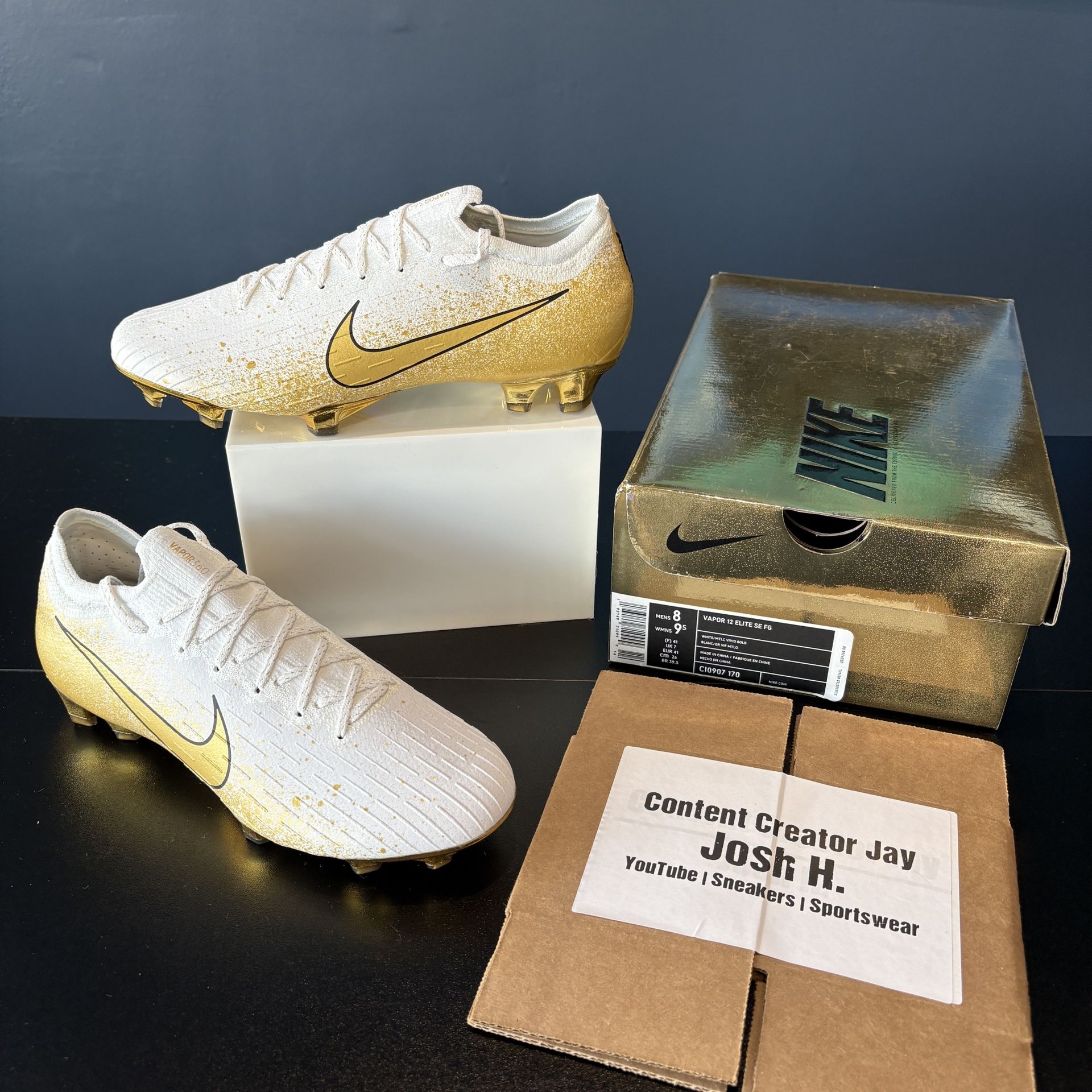 Nike Mercurial Vapor 12 Elite SE FG 'Champagne Gold' (2019