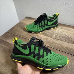 Nike Free Trainer 5.0 Oregon Ducks Win the Day Size 9.5 Shoes Sneakers