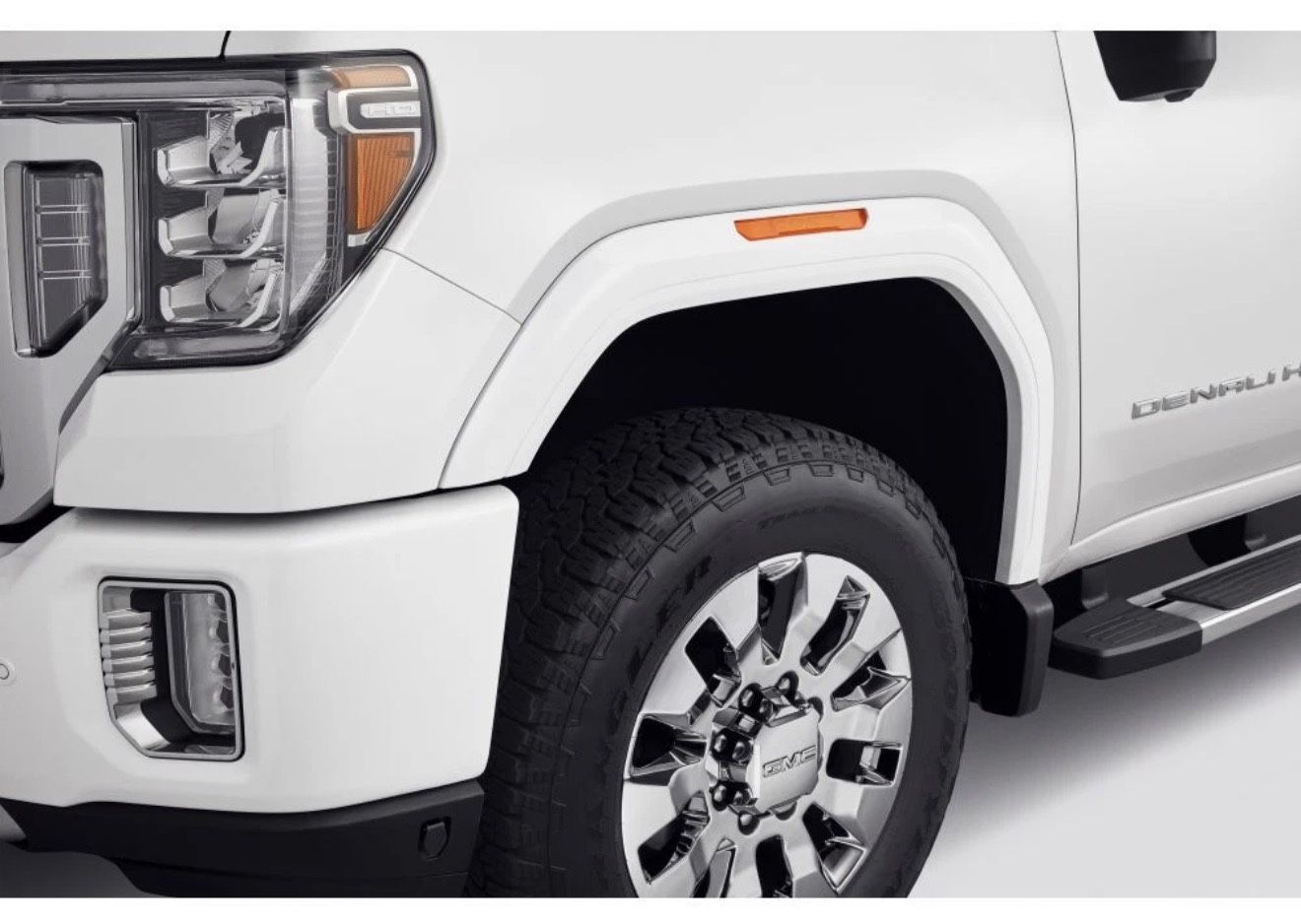 GMC 2(contact info removed) white frost body color fander flare 