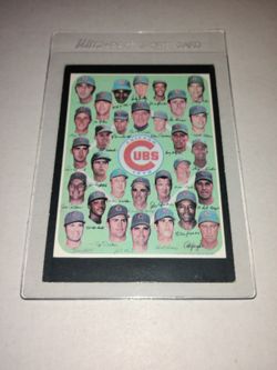 Vintage Old 1971 Topps Chicago Cubs Team Baseball Card #502