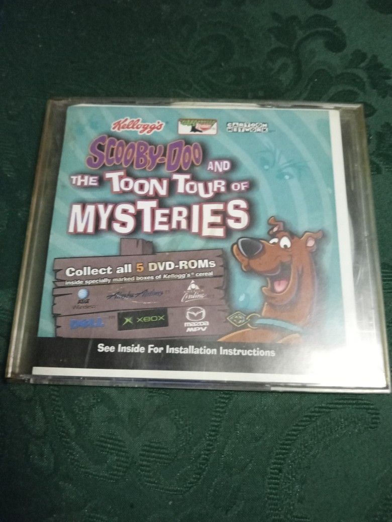 Kellogg's Scooby -doo And The Toon Tour Of Mysteries/ Pc CD-ROM