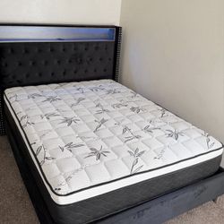 Full Size Pillow Top Bamboo Brand Mattress New 