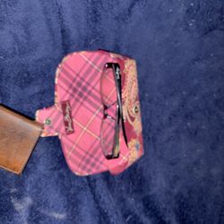 Vera Bradley girls Glasses 3001 & glasses Holder (Piccadilly Plum)