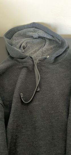 Men’s athletic gray pullover hoodie