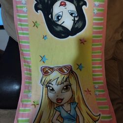 RARE LIL BRATZ 100% COTTON BATH TOWEL 42" X 23" 