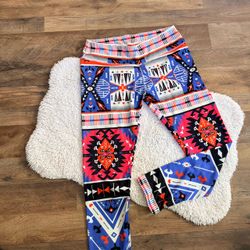 Aztec Print Stretch Leggings