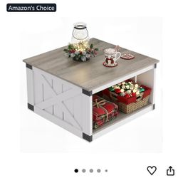 Unopened farmhouse style coffee table from Amazon Unopened farmhouse style coffee table from Amazon