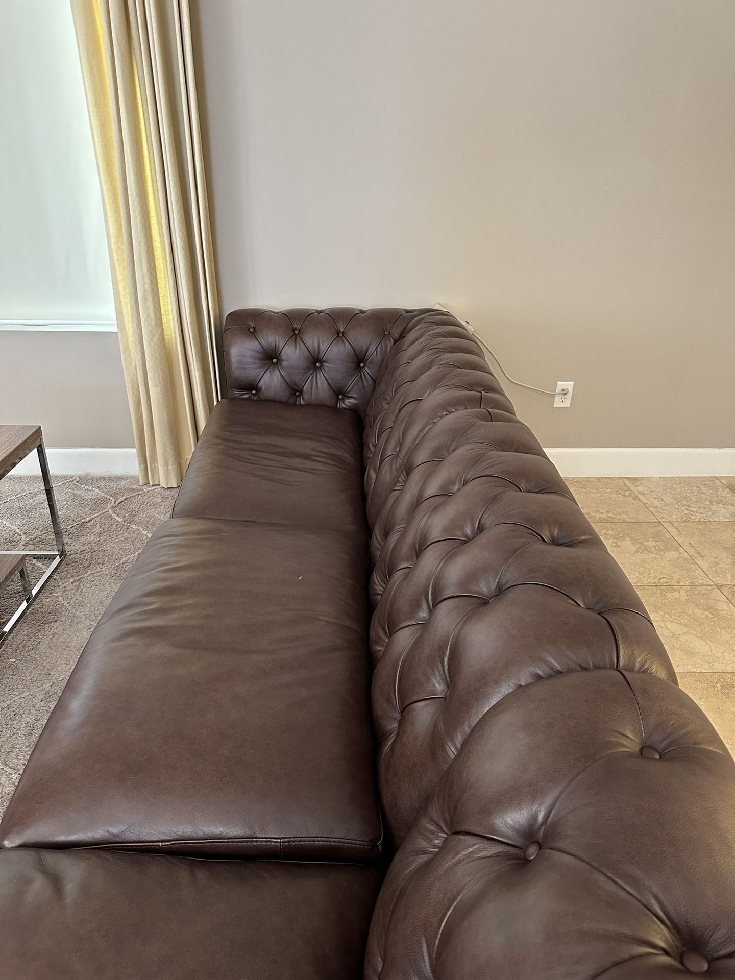 Allington 4 Piece Top Grain Leather Sectional for Sale in El Paso, TX