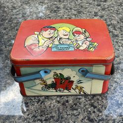 Original 1948 Joe Palooka Metal Lunchbox