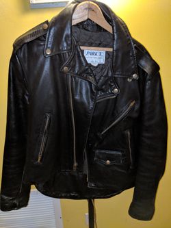 Vintage Leather Motorcycle Jacket