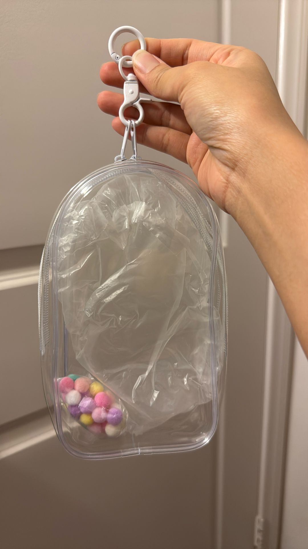 Labubu Protector Case Clear Transparent Bag