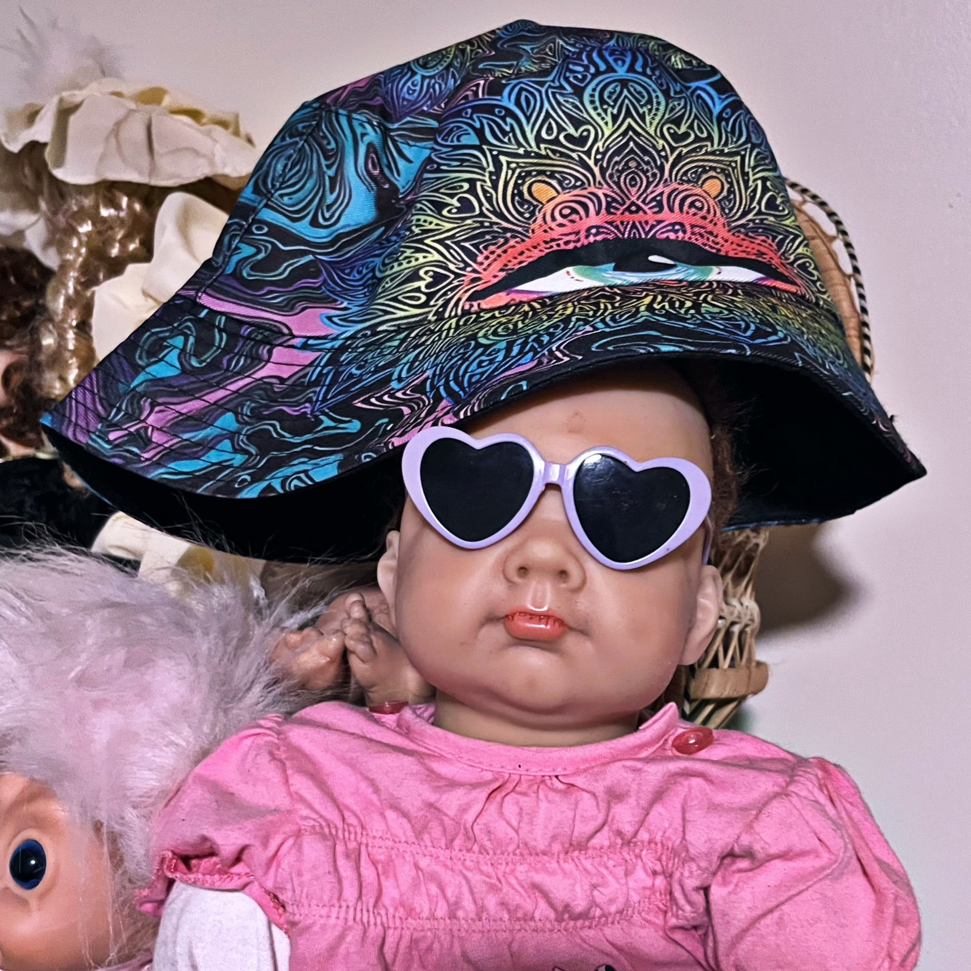 Psychedelic Colorful Third Eye Bucket Hat