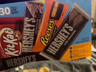 Candies and chocolate