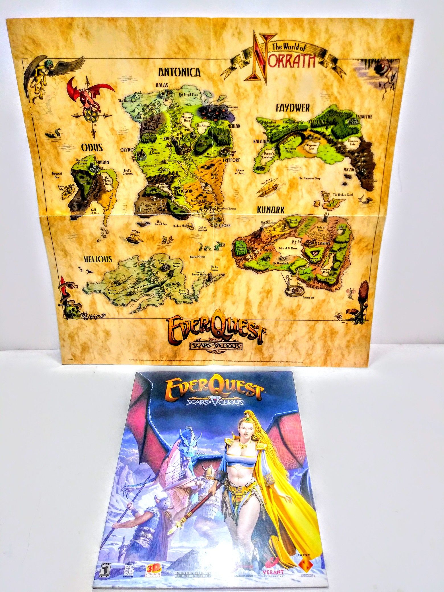 EVERQUEST MANUAL MAP